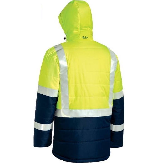 Picture of Bisley, Taped Hi Vis Puffer Jacket